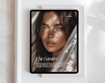 Estetisk iPad-mockup, Canva-enhetsmockup, Laptop-mockup, Digital produktmockup, Digital Canva-mockup, Surfplatta-mockup, Webbplatsmockup PSD