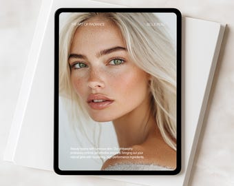 Mockup voor Canva-apparaat, Minimalistisch Ipad-mockup, Laptop Mockup, Mockup digitaal product, Digitale Canva Mockup, Tablet Mockup, Website Mockup PSD