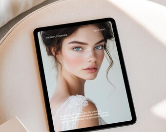 Ästhetisches Geräte-Mockup, Ipad-Mockup, Laptop-Mockup, Digitales Produkt-Mockup, Digitales Mockup, Minimalistisches Tablet-Mockup, Website-Mockup PSD