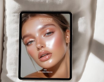 Canva デバイス モックアップ、iPad モックアップ、ラップトップ モックアップ、デジタル製品モックアップ、Canva デジタル モックアップ、美的タブレット モックアップ、ウェブサイト モックアップ PSD