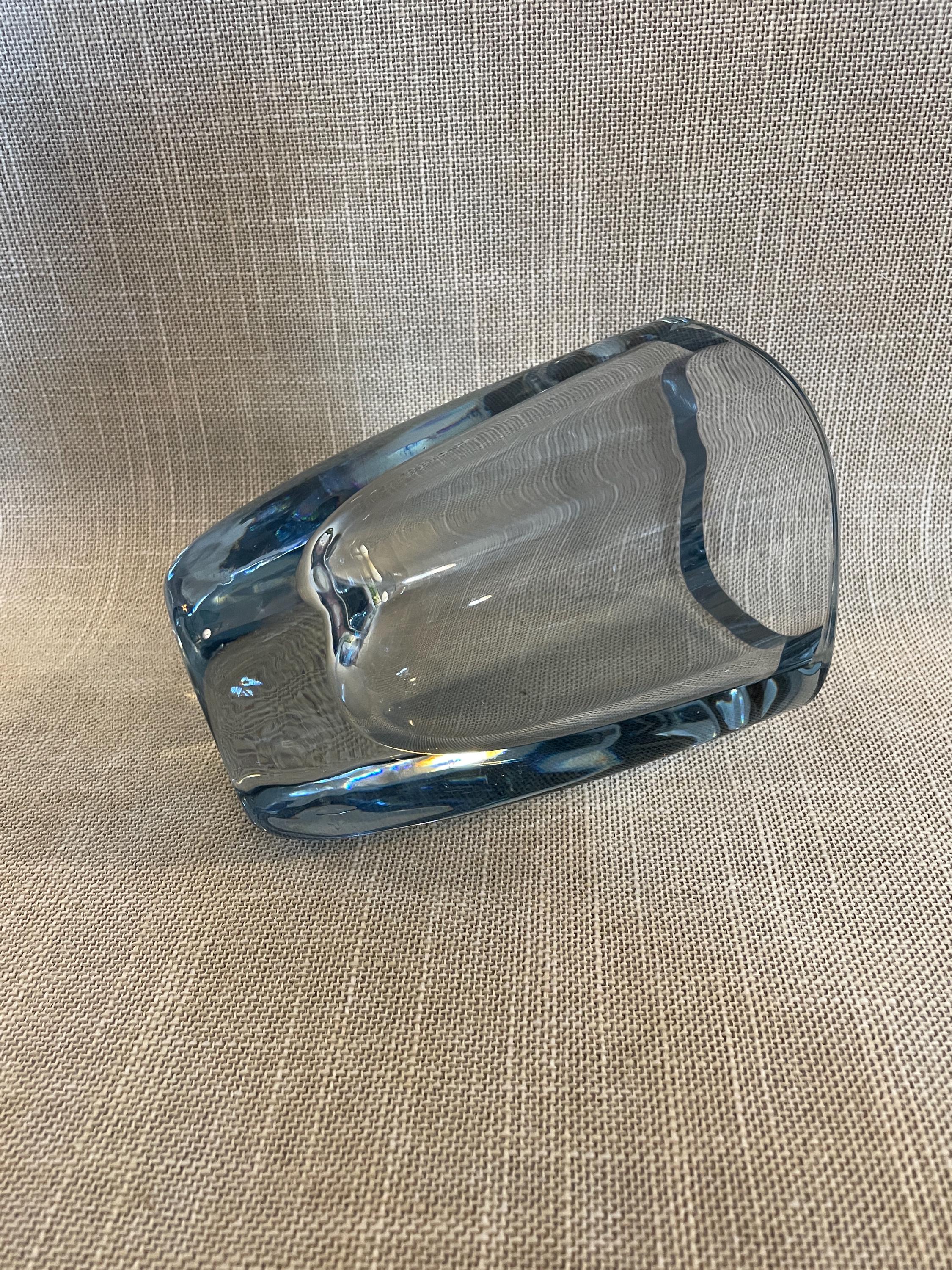 Vintage Strombergshyttan Glass Vase - Scandinavian Stromberg