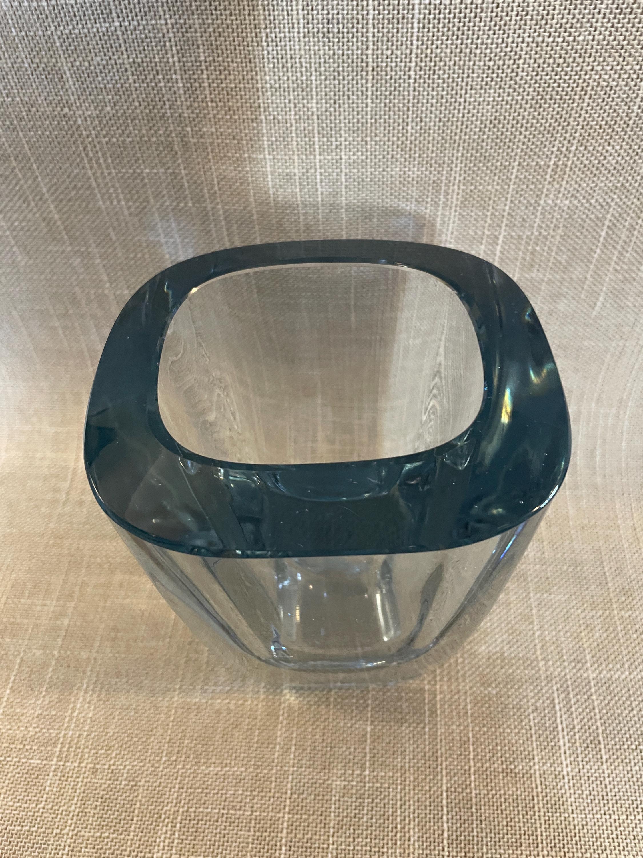 Vintage Strombergshyttan Glass Vase - Scandinavian Stromberg