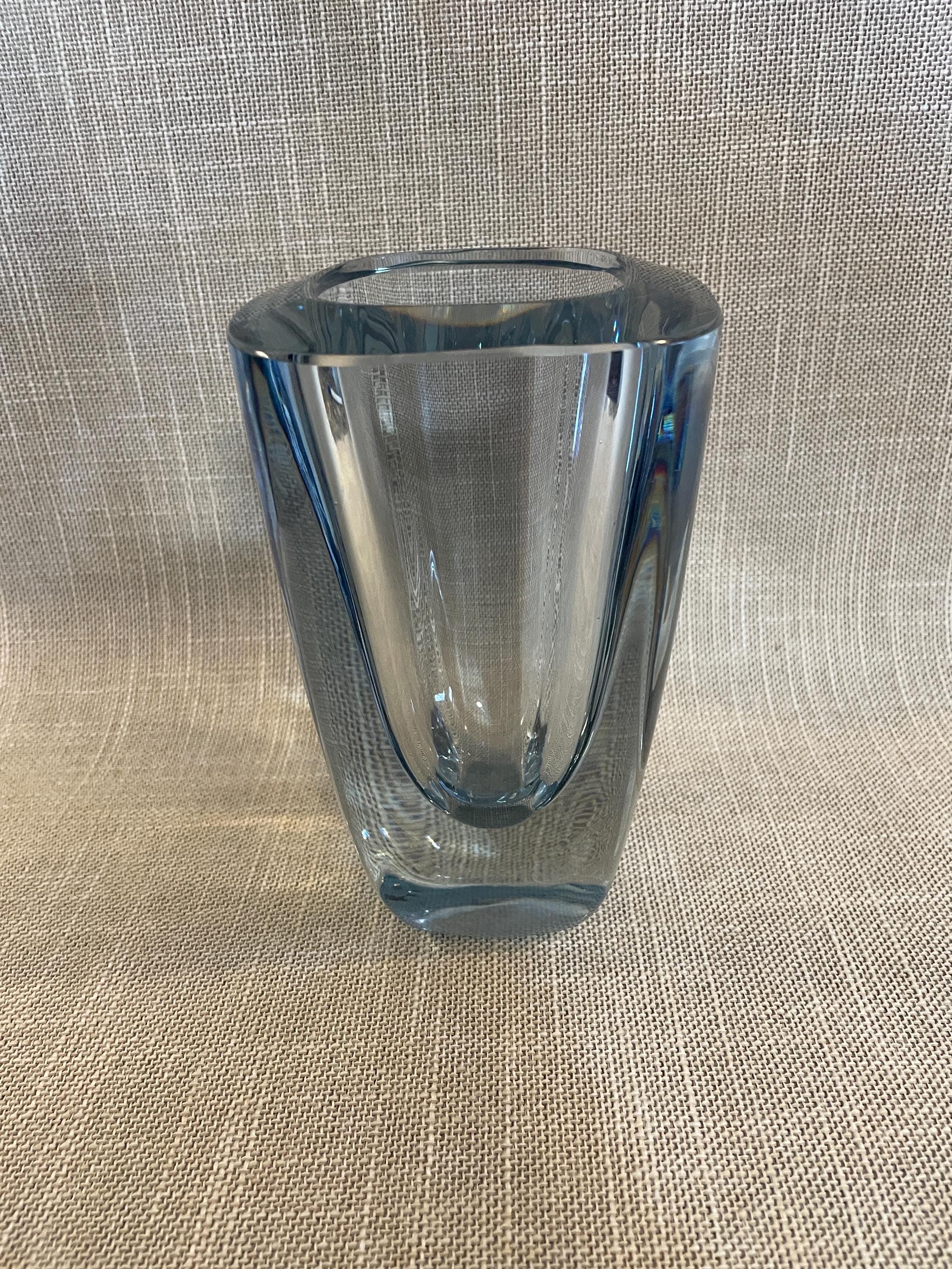 Vintage Strombergshyttan Glass Vase - Scandinavian Stromberg