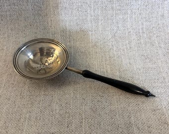 Individual Wooden Handled Tea Strainer