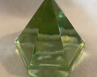 Ship's Prism in Light Reflecting Green  - Nautical Collectible
