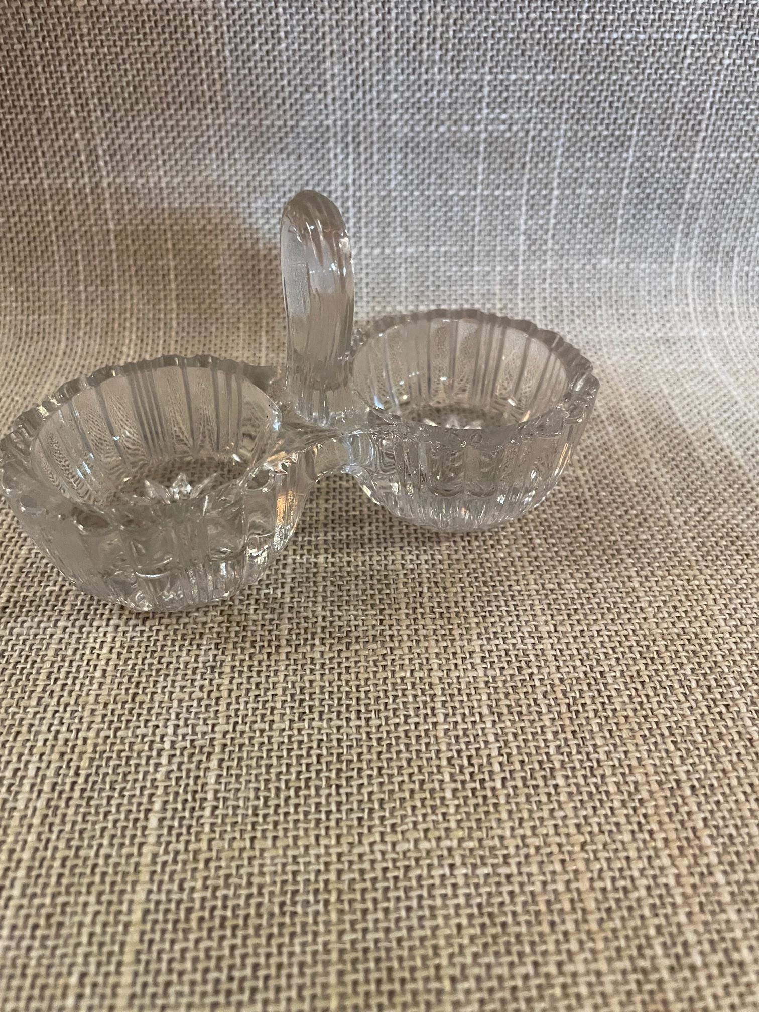 Vintage Double Sall Cellar with Handle - Etsy 日本