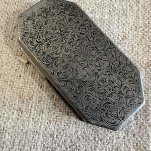 Engraved Petite Eyeglass or Snuff Box