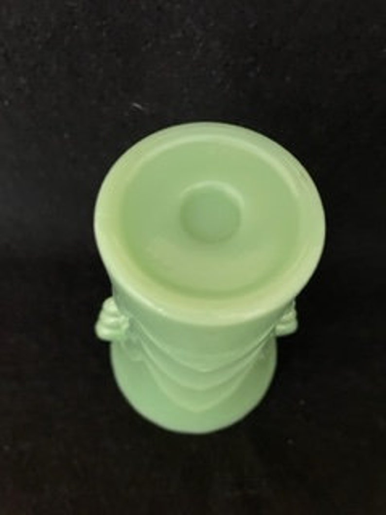 Jadeite Art Deco Vase Empire Style Vase Jadeite Green Vase Etsy
