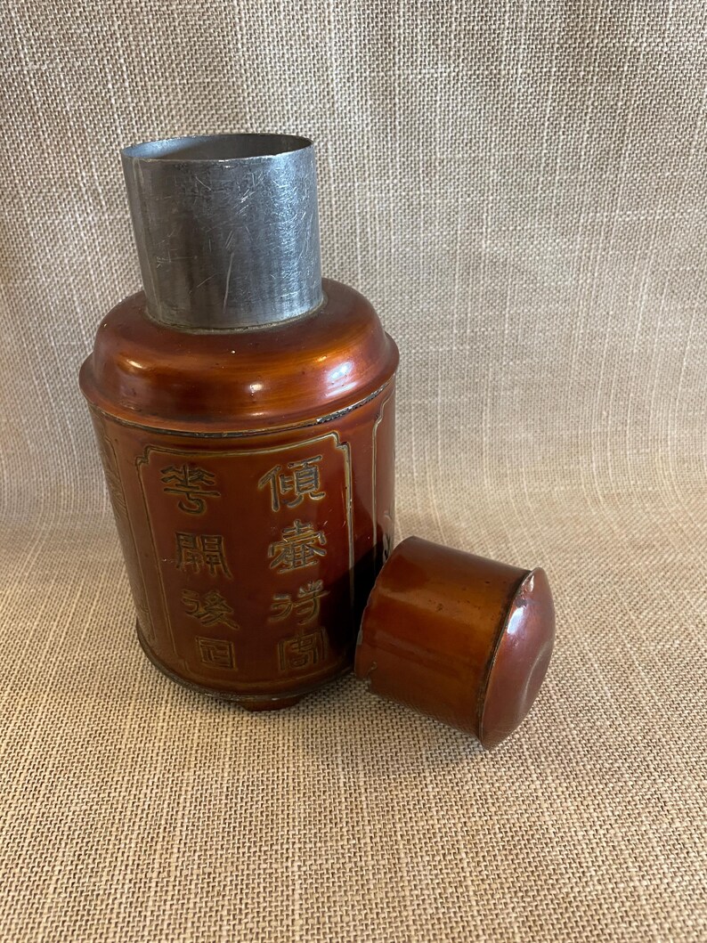 Vintage Oriental Tea Caddy - Vacuum Sealed image 7