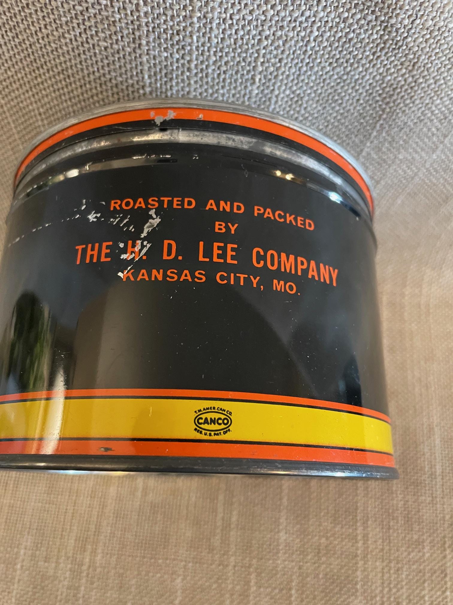 Summer Girl Vintage Coffee Tin Can - Kansas City Collectible