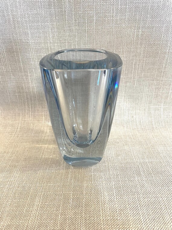 Vintage Strombergshyttan Glass Vase - Scandinavian Stromberg