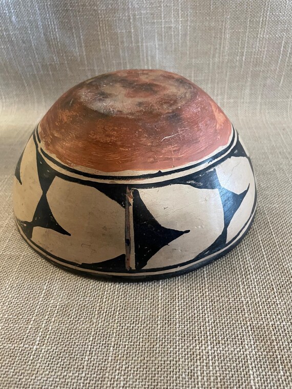 Santo Domingo Kewa Pueblo Painted Pottery Bowl - Etsy