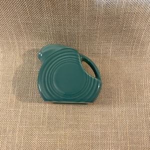 Turquoise Fiesta Mini Pitcher