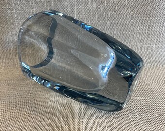 Vintage Strombergshyttan Glass Vase - Scandinavian Stromberg