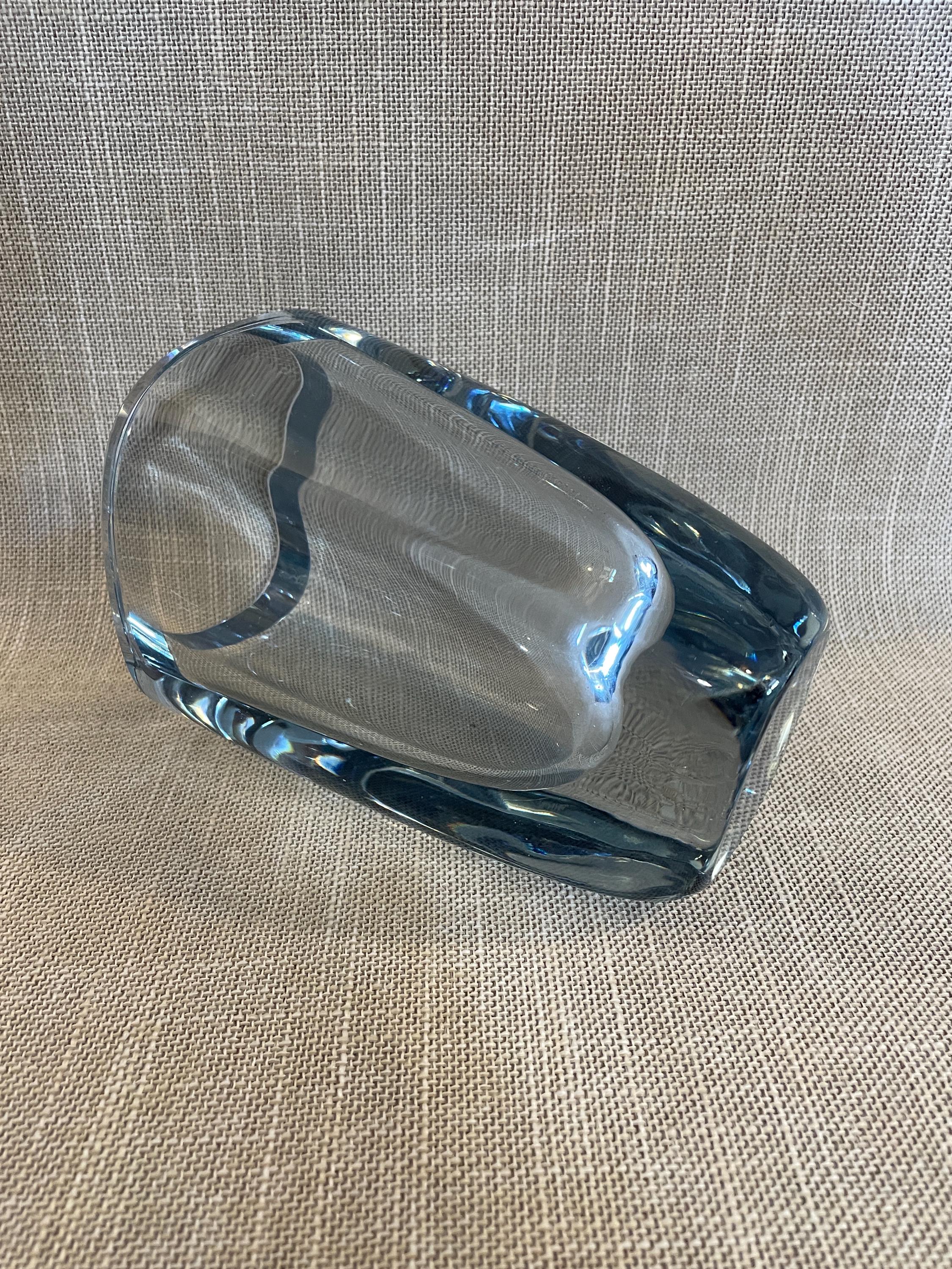 Vintage Strombergshyttan Glass Vase - Scandinavian Stromberg