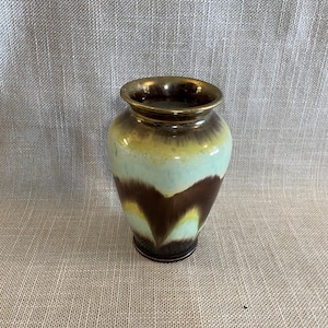Bay Keramik West Germany Drip Glaze Vase - German Drip Glaze Vase - Keramik Art Pottery Vase - Bay Keramik Vintage Vase Art Pottery