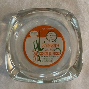 Vintage Catus Pete&#39;s Horseshu Ashtray