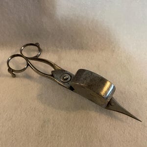 Vintage Metal Candle Candle Wick Trimmers or Scissors