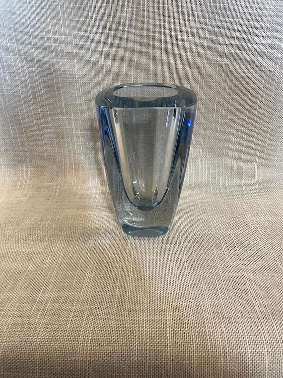 Vintage Strombergshyttan Glass Vase - Scandinavian Stromberg