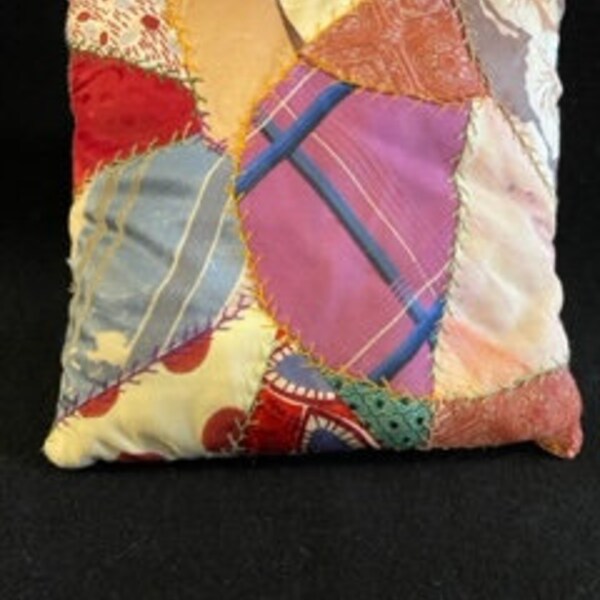 Crazy Quilt Pillows Etsy