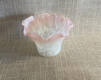 Vintage Fenton Daisy and Buttons Pink Iridized Bowl - Etsy