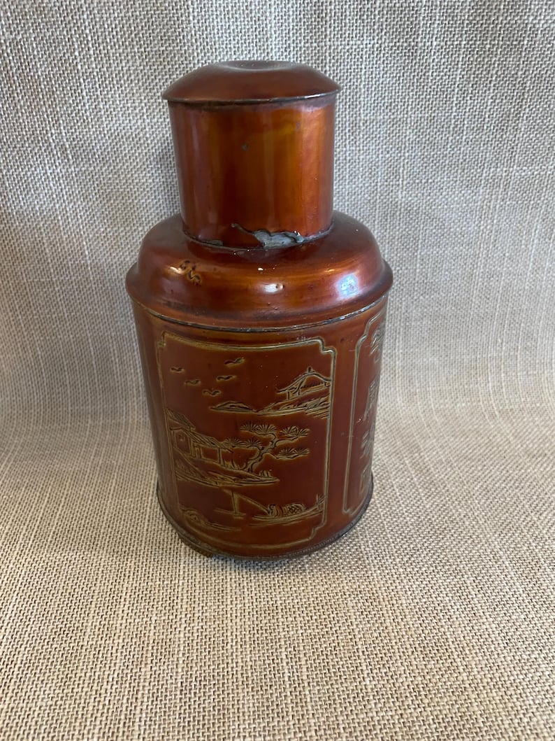 Vintage Oriental Tea Caddy - Vacuum Sealed image 8