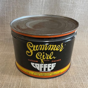 Rare Coffee Tins - Etsy
