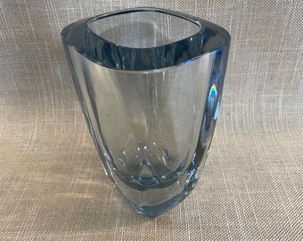 Vintage Strombergshyttan Glass Vase - Scandinavian Stromberg