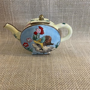 Kevin Chen (?) Miniature Enamel Tea Pot