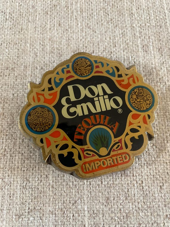 Imported Brass Don Emilio Tequila Belt Buckle