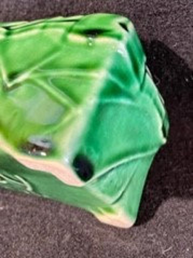 Mccoy Ivy and Band Green Ceramic Planter Mccoy Green Planter MCM Mccoy