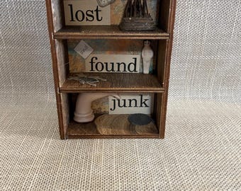 Lost and Found Junk Art Assemblage Outsider Art