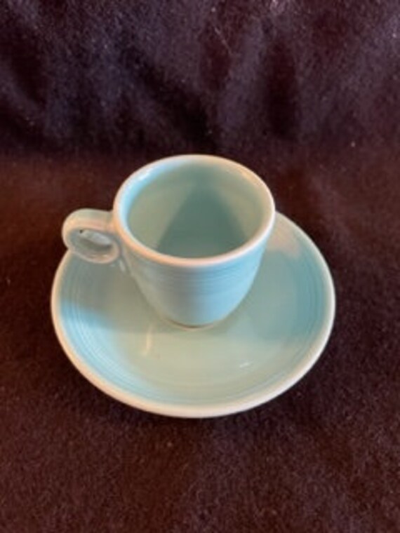 Fiesta Demitasse Cup and Saucer My First Fiesta Replacement Etsy