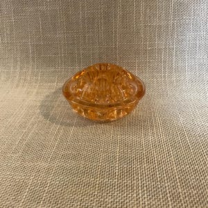 Pale Pink Flower Frog - Nine Hole Flower Frog - Depression Glass Flower Frog - E Lewis Era Flower Frog - Collectible Flower Frog - Floral