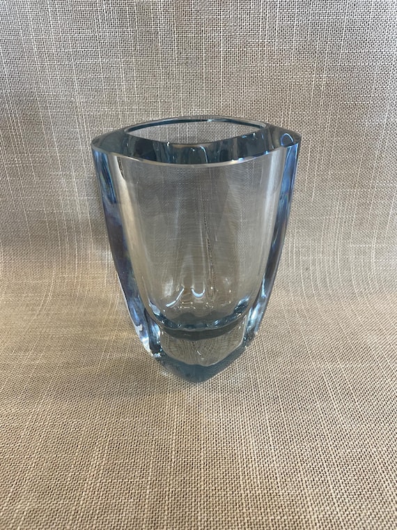 Vintage Strombergshyttan Glass Vase - Scandinavian Stromberg
