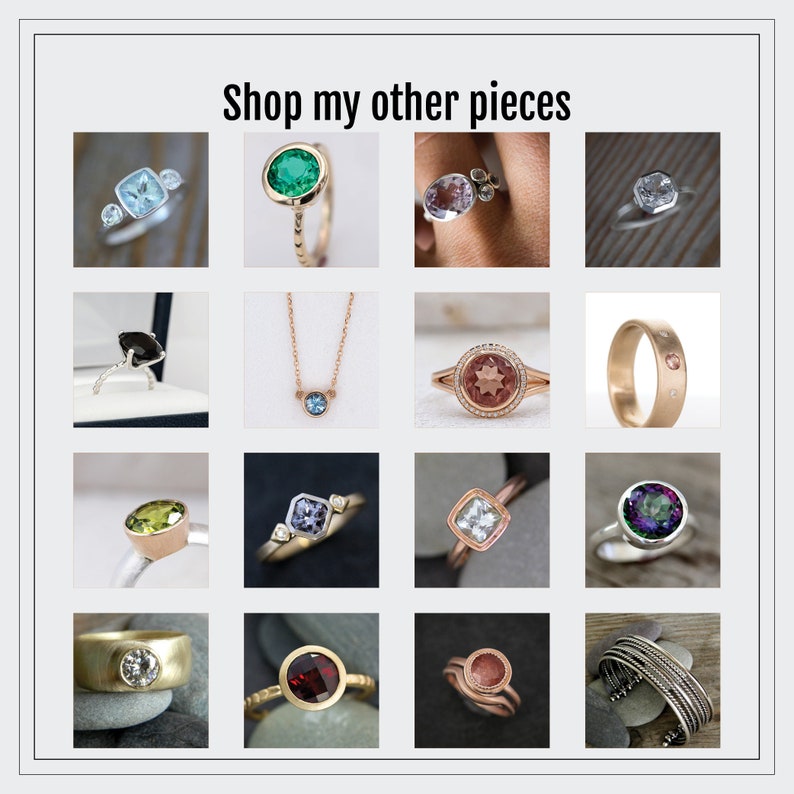 London Blue Topaz Ring: Argentium Sterling Silver, Nickel-Free image 8