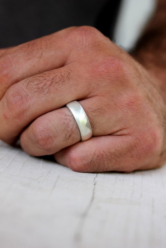 Sterling silver wedding ring Sterling silver wedding ring