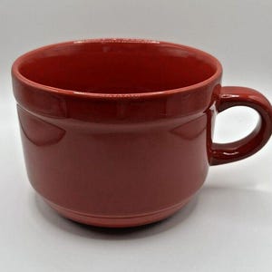 Royal Norfolk Red Large Soup Mug Ceramic Bowl Cup Vintage Kitchen Tableware