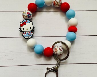 Llavero de muñeca con diseño de gatito, enfermera, doctor y hospital