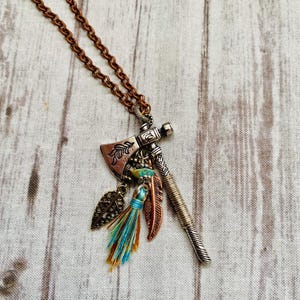 Beautiful Cherokee Indian Tribe Theme Necklace Western Beauty