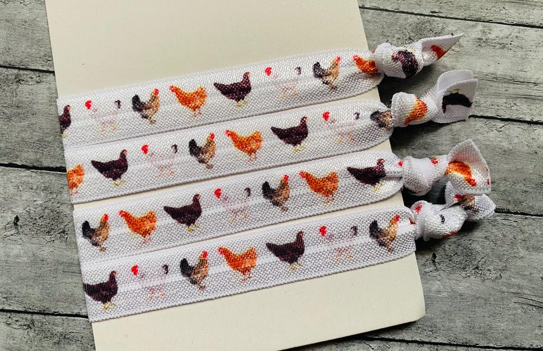Chicken Coop Country Farm Elastic Hair Ties - Etsy