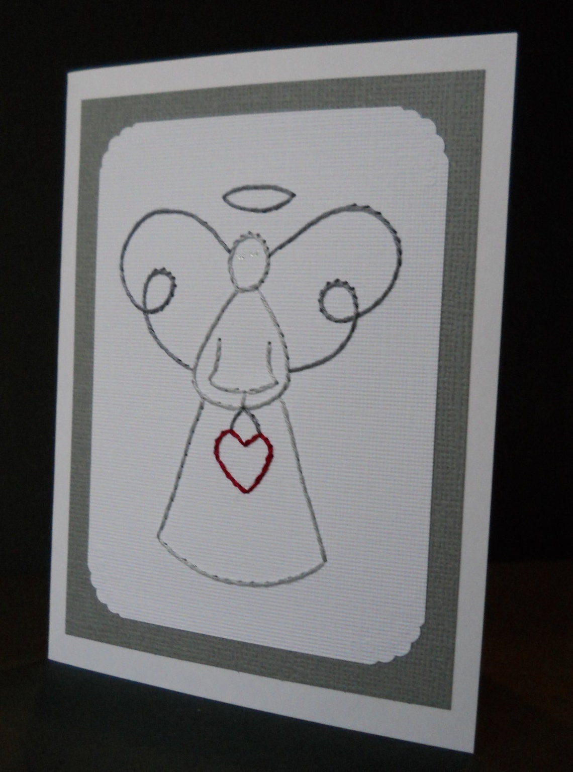 Silver Angel / Pack of Five Note Cards - Etsy