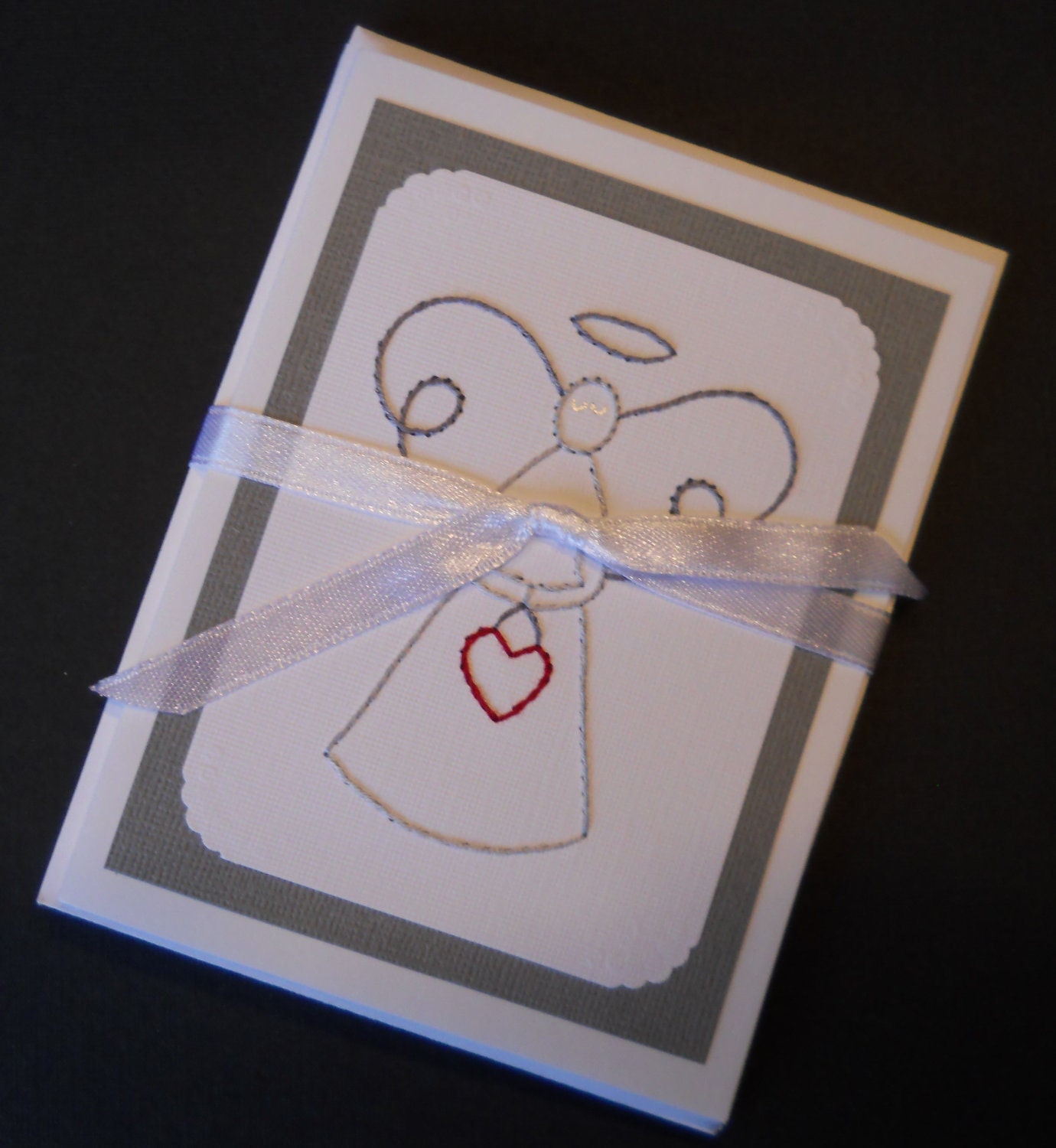 Silver Angel / Pack of Five Note Cards - Etsy