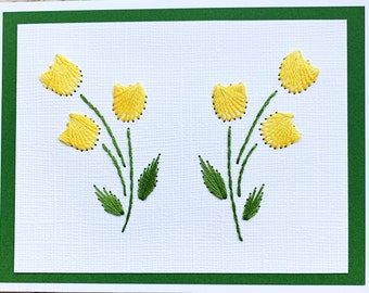 Yellow Tulips Notecards 5/pack