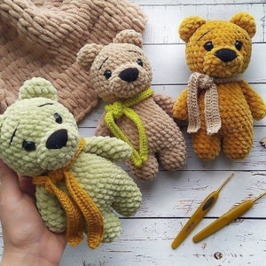 Bär Häkelanleitung, Amigurumi Häkelanleitung, Plushie Häkelanleitung