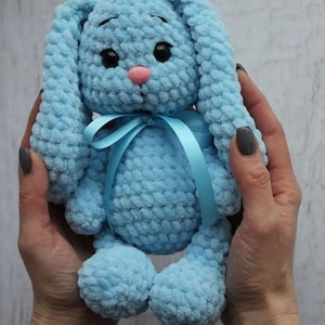 Bunny Crochet Pattern,  Amigurumi, Crochet Plushie Pattern