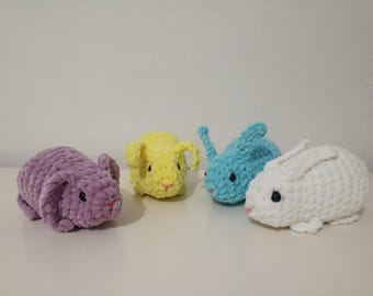 No Sew Bunny Crochet Pattern PDF – Easy Amigurumi Rabbit Plush, Beginner Friendly