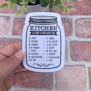 Essential Kitchen Tool: Magnetic Measurement Conversion Chart
