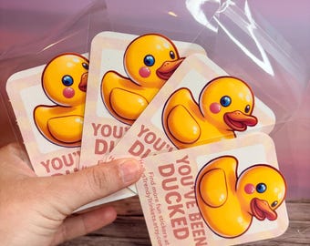 Pegatinas de vinilo "You've Been Ducked": ¡pegatinas de Jeep Ducking para divertidos amantes de los patos!
