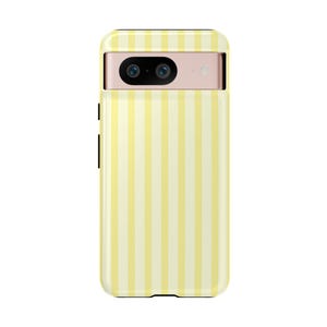 Butter Yellow Striped Phone Case Coquette Girly Summer iPhone 17 16 15 14 13 12 Air Pro Max Plus Samsung Galaxy S26 Ultra Google Pixel 9 9 7 imagem 9